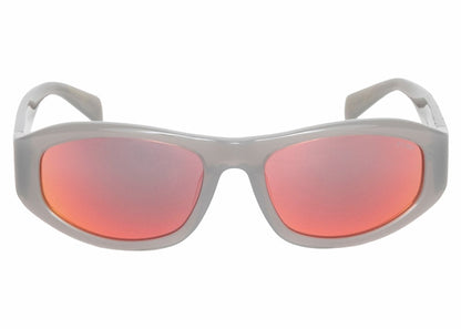 Stussy Landon Sunglasses Grey/Silver Flare