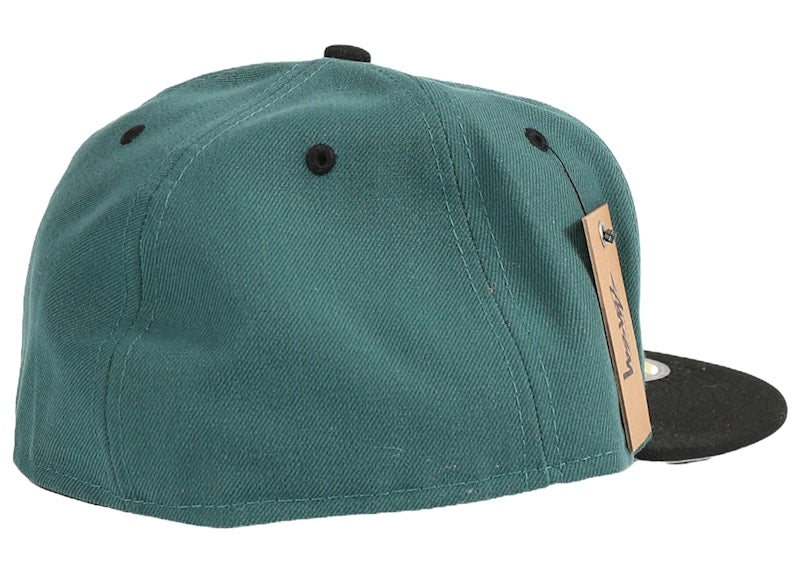 Stussy x New Era Leafs 59Fifty Fitted Cap Dark Green