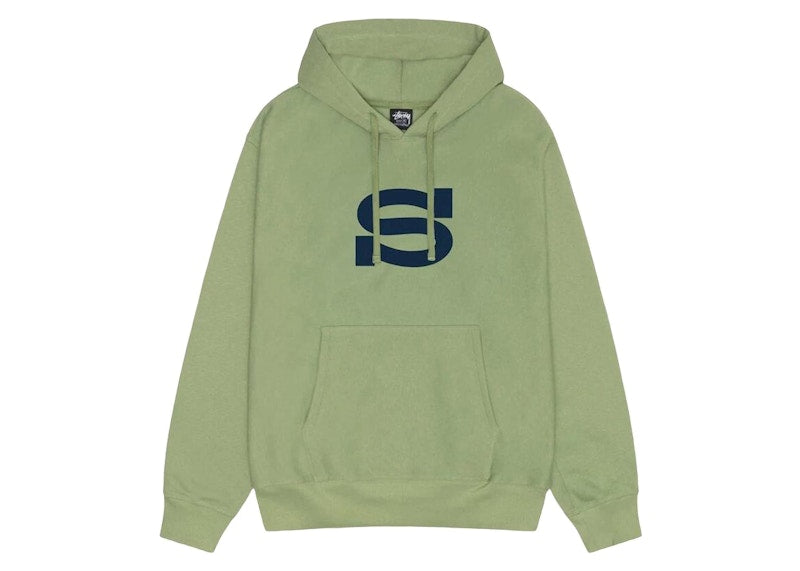 Stussy Letterman Hoodie Moss
