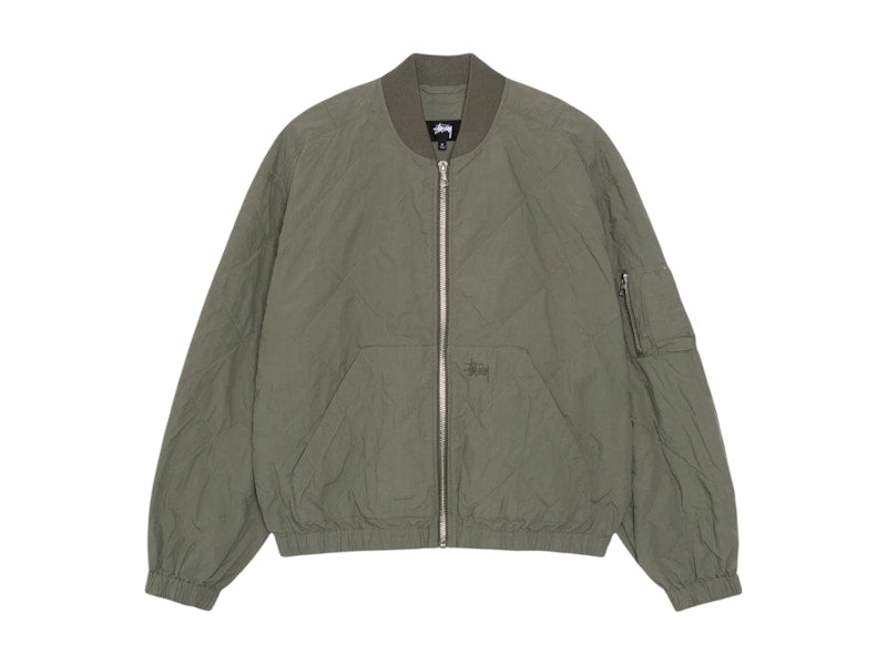 Stussy Lightweight Cotton Bomber Olive