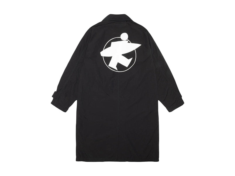 Stussy Lightweight Surfman Trench Coat Black