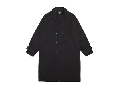Stussy Lightweight Surfman Trench Coat Black