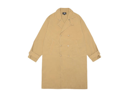 Stussy Lightweight Surfman Trench Coat Khaki