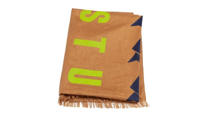 Stussy Linen Surfman Beach Blanket Brown