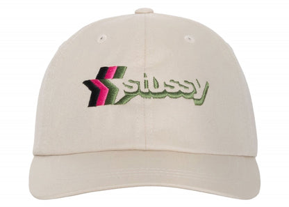 Stussy Low Pro 3 Star Strapback Khaki