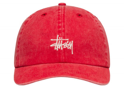 Stussy Low Pro Basic Washed Strapback Chile