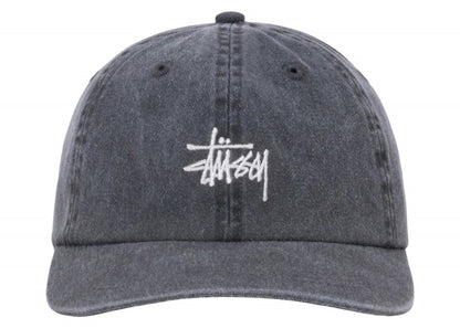 Stussy Low Pro Basic Washed Strapback (SS24) Charcoal