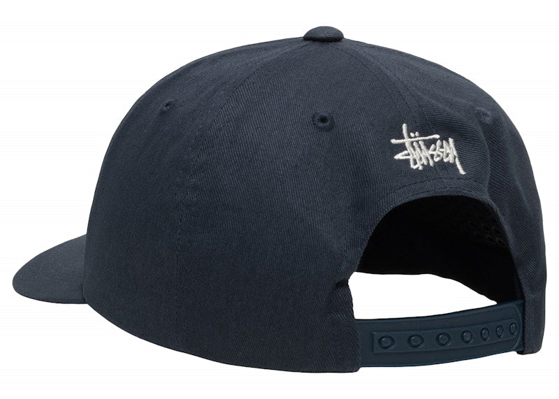 Stussy Low Pro Big SS Snapback Navy