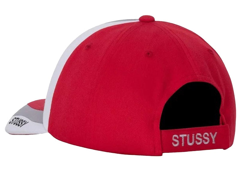 Stussy Low Pro Souvenir Strapback Hat Red