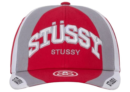 Stussy Low Pro Souvenir Strapback Hat Red