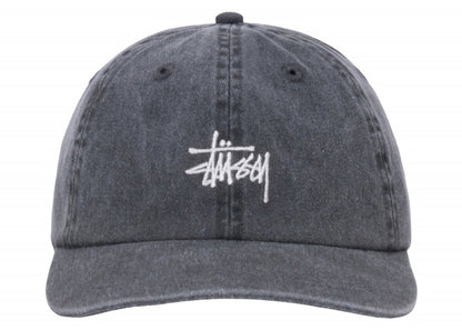Stussy Low Profile Basic Washed Strapback Charcoal