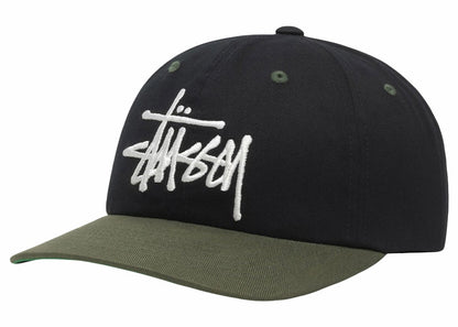 Stussy Low Profile Big Basic Snapback Black