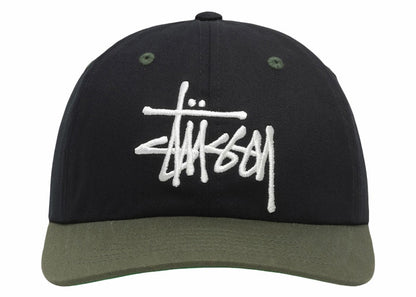 Stussy Low Profile Big Basic Snapback Black