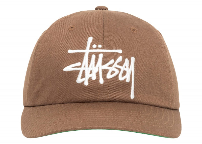 Stussy Low Profile Big Basic Snapback Cocoa