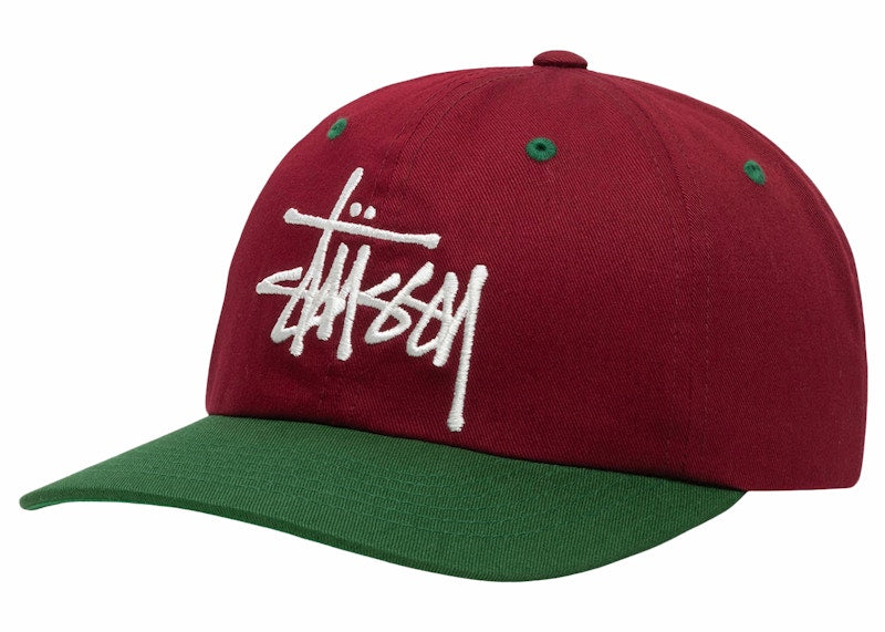 Stussy Low Profile Big Basic Snapback Mauve