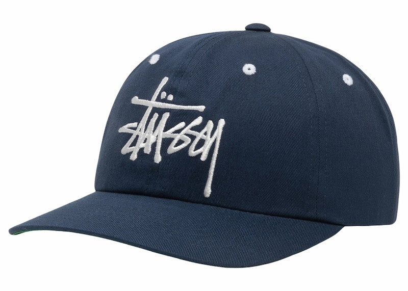 Stussy Low Profile Big Basic Snapback Navy