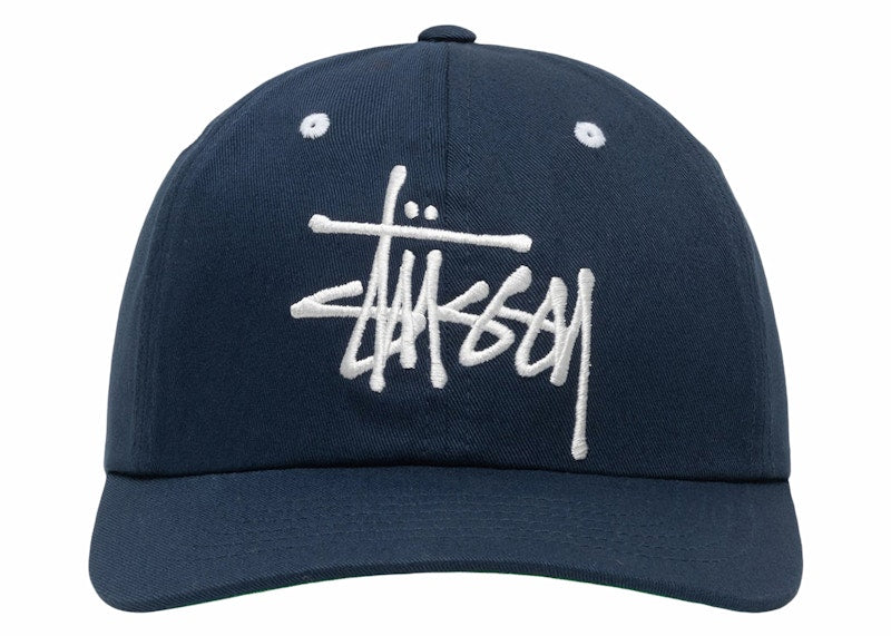 Stussy Low Profile Big Basic Snapback Navy