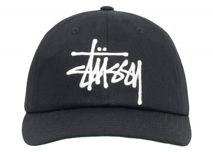 Stussy Low Profile Big Basic Snapback Shadow Black