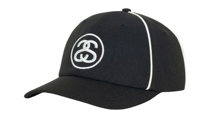 Stussy Low Profile Contrast Piping Snapback Black