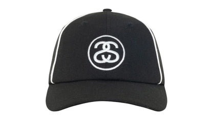 Stussy Low Profile Contrast Piping Snapback Black