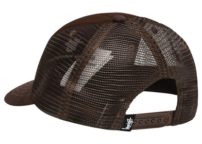 Stussy Low Profile Design Corp Trucker Snapback Brown
