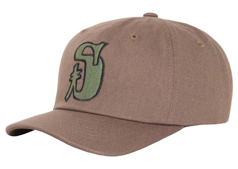 Stussy Low Profile Vintage S Snapback Brown