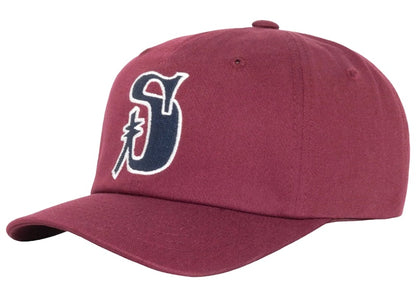 Stussy Low Profile Vintage S Snapback Maroon