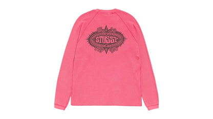 Stussy Mantra Raglan Thermal Pink