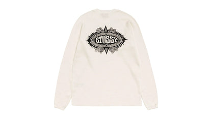 Stussy Mantra Raglan Thermal White