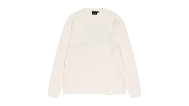 Stussy Mantra Raglan Thermal White
