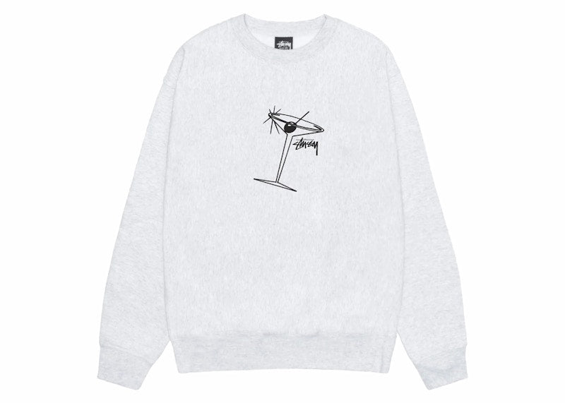 Stussy Martini Crew Ash Heather