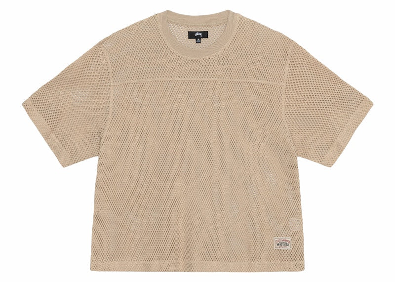 Stussy Mesh Jersey Crew Natural