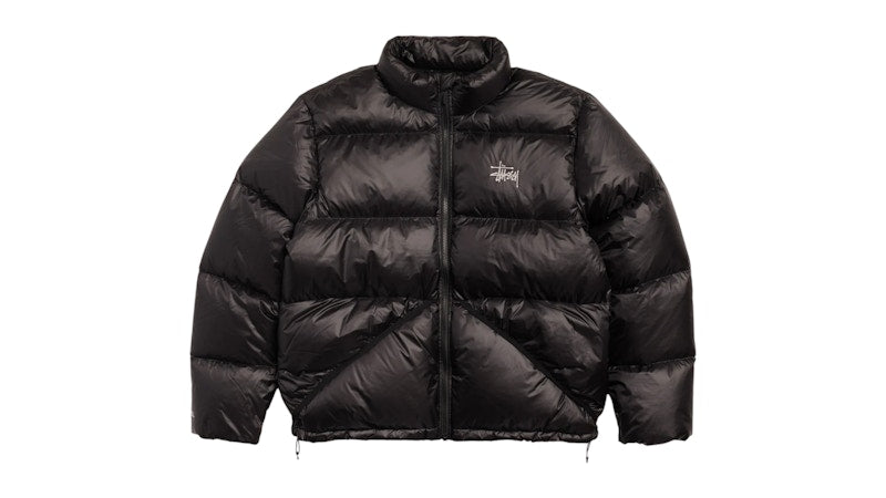 Stussy Micro Ripstop Down Jacket Jet Black