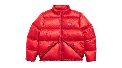 Stussy Micro Ripstop Down Jacket Red