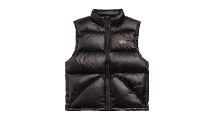 Stussy Micro Ripstop Down Vest Black