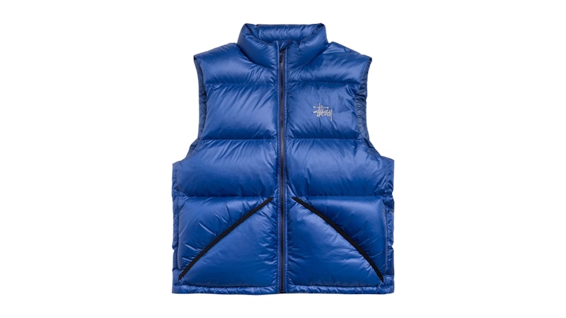 Stussy Micro Ripstop Down Vest Royal