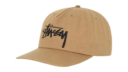 Stussy Mid-Depth Big Stock Snapback (SS25) Tobacco