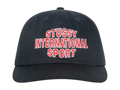 Stussy Mid-Depth International Sport Strapback Black