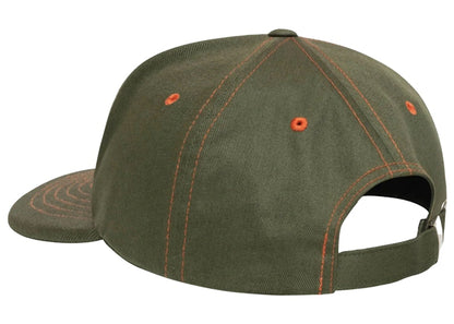 Stussy Mid Depth Service Strapback Deep Olive