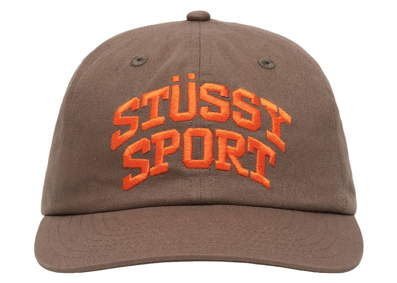 Stussy Mid-Depth Sport Snapback Brown