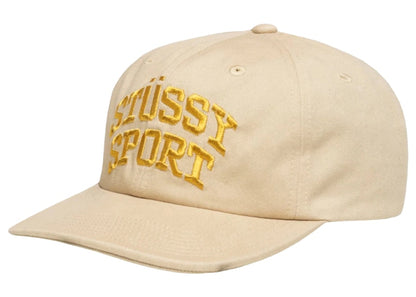 Stussy Mid Depth Sport Snapback Natural/Gold