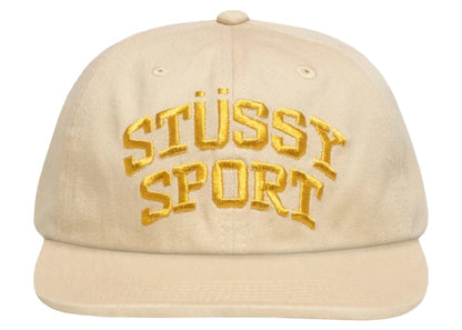 Stussy Mid Depth Sport Snapback Natural/Gold