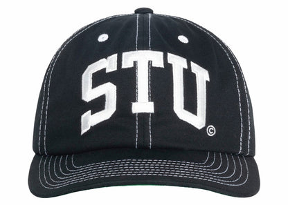 Stussy Mid-Depth Stu Arch Strapback Black