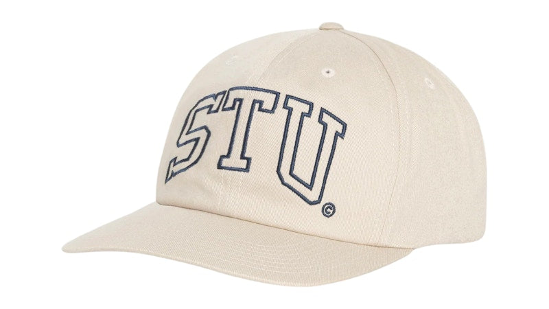 Stussy Mid-Depth Stu Arch Strapback Natural