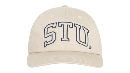 Stussy Mid-Depth Stu Arch Strapback Natural