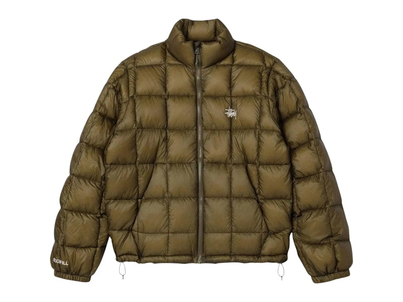 Stussy Midweight Puffer Jacket Olive