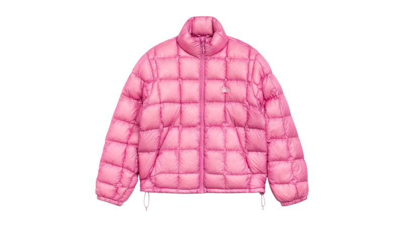 Stussy Midweight Puffer Jacket Pink