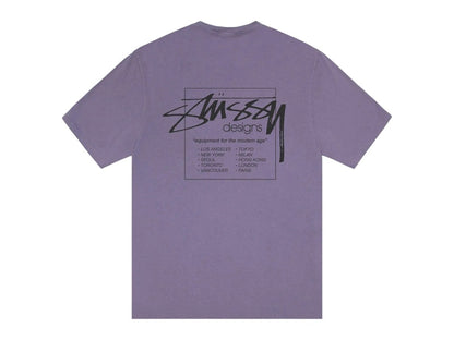 Stussy Modern Age Pigment Dyed Tee Grape