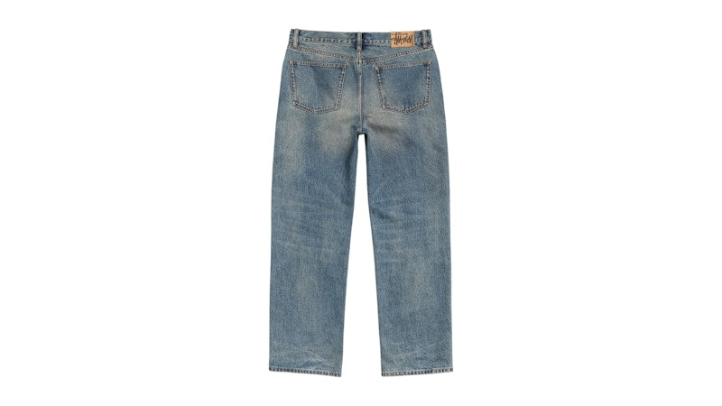 Stussy New Classic Denim Jean Vintage Mid Wash