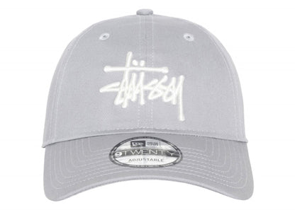 Stussy New Era 9Twenty Basic Strapback Grey